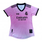 22-23 Real Madrid Y-3 120th Anniversary Pink Soccer Football Kit Woman