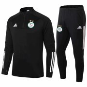 20-21 Algeria Black Man Soccer Football Training Suit