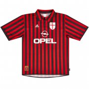 1999/2000 AC Milan Home Retro Soccer Football Kit Man