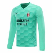 20-21 AC Milan Goalkeeper Green Long Sleeve Man Soccer Football Kit