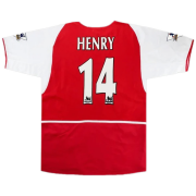 2002/2004 Arsenal Home Soccer Football Kit Man #Retro Henry #14