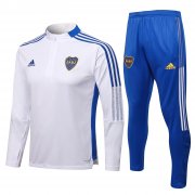 21-22 Boca Juniors White Soccer Football Training Kit Man