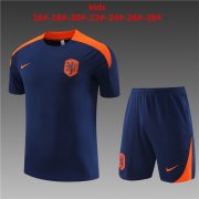 23-24 Netherlands Royal Short Soccer Football Training Kit (Top + Short) Youth