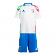 2024 Italy Away Soccer Football Kit (Top + Short) Youth