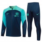 23-24 Barcelona Royal - Green Soccer Football Training Kit (Jacket + Pants) Man