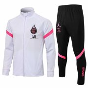 21-22 PSG x Jordan White II Soccer Football Training Suit (Jacket + Pants) Man