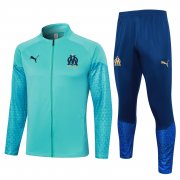 23-24 Olympique Marseille Green Soccer Football Training Kit (Jacket + Pants) Man