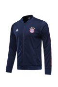 2019-20 Bayern Munich Deep Blue Men Soccer Football Jacket Top