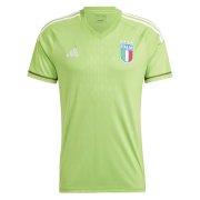 2024 Italy Goalkeeper Yellow Soccer Football Kit Man