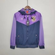 22-23 Corinthians Hoodie Purple All Weather Windrunner Soccer Football Jacket Man