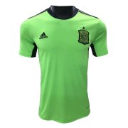 2021 Spain Goalkeeper Green Soccer Football Kit Man
