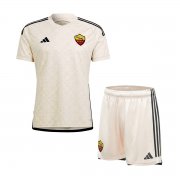 23-24 Roma Away Soccer Football Kit (Top + Short) Youth