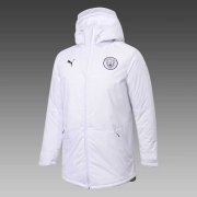 20-21 Manchester City White Man Soccer Football Winter Jacket