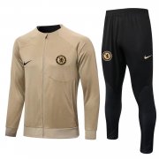 22-23 Chelsea Apricot Soccer Football Training Kit (Jacket + Pants) Man