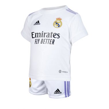22-23 Real Madrid Home Soccer Football Kit ( Top + Short ) Youth