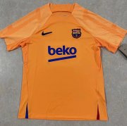 2022 Barcelona Orange Soccer Football Training Top Man