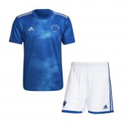 22-23 Cruzeiro Home Youth Soccer Football Kit (Top + Short)