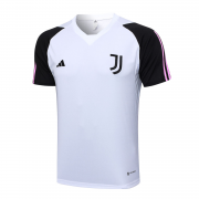 23-24 Juventus White Short Soccer Football Training Top Man