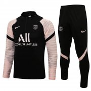 21-22 PSG Black - Pink Soccer Football Traning Suit Man