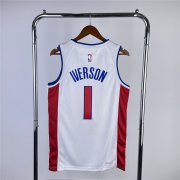 23-24 Detroit Pistons White Swingman Jersey - Association Edition Man #IVERSON - 1