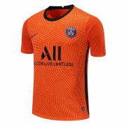 20-21 PSG Goalkeeper Orange Man Soccer Football Kit