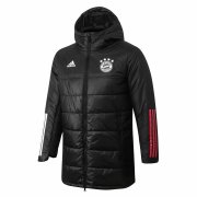 20-21 Bayern Munich Black Man Soccer Football Winter Jacket
