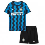 20-21 Inter Milan Home Kids Soccer Football Kit(Shirt+Short)
