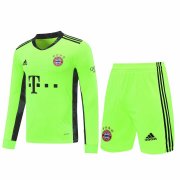 20-21 Bayern Munich Goalkeeper Yellow Long Sleeve Man Soccer Football Jersey + Shorts Set