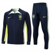 2023 Brazil Royal Soccer Football Training Kit (Jacket + Pants) Man