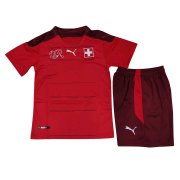 21-22 Switzerland Home Soccer Football Kit(Shirt + Short) Kids