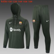 23-24 Barcelona Green Soccer Football Training Kit (Sweatshirt + Pants) Youth #Hoodie