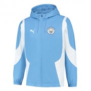 23-24 Manchester City Blue II All Weather Windrunner Soccer Football Jacket Man
