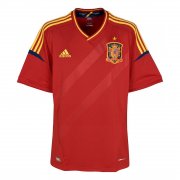 2012 Spain Retro Home Soccer Football Kit Man