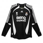 2006/2007 Real Madrid Retro Away Soccer Football Kit Man #Long Sleeve