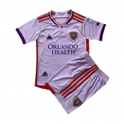24-25 Orlando City FC Away Soccer Football Kit (Top + Short) Youth