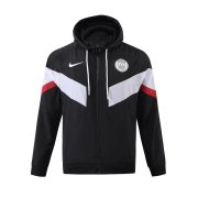 23-24 PSG Black All Weather Windrunner Soccer Football Jacket Man