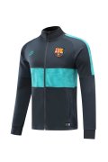 2019-20 Barcelona Deep Grey Men Soccer Football Jacket Top