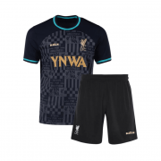 24-25 Liverpool x James Black Soccer Football Kit (Top + Short) Youth