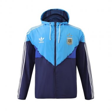 2023 Argentina Blue All Weather Windrunner Soccer Football Jacket Man