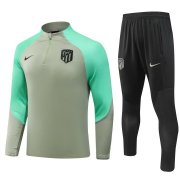 23-24 Atletico Madrid Greenish Soccer Football Training Kit Man