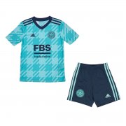 21-22 Leicester City Away Youth Soccer Football Kit (Shirt + Short)