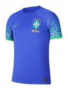 2022 Brazil Away Man Soccer Football Kit