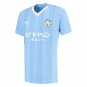 23-24 Manchester City Home Soccer Football Kit Man #Player Version