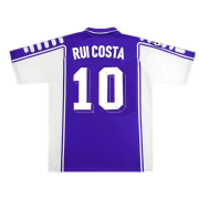 1999/00 Fiorentina Home Soccer Football Kit Man #Retro RUI COSTA #10
