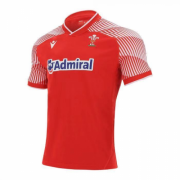 20-21 Wales 7ers Home Red Rugby Soccer Football Kit Man