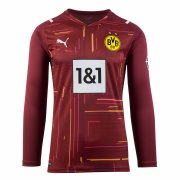 21-22 Borussia Dortmund Goalkeeper Red Long Sleeve Man Soccer Football Kit