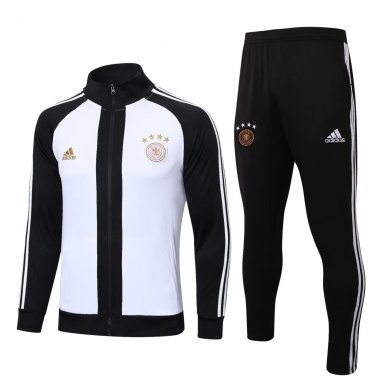 2022 Germany White Soccer Football Training Kit (Jacket + Pants Man