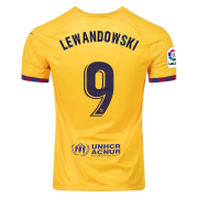 22-23 Barcelona Fourth Soccer Football Kit Man #Lewandowski #9 Player Version