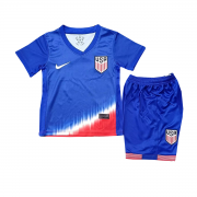 2024 USA Away Soccer Football Kit (Top + Short) Youth
