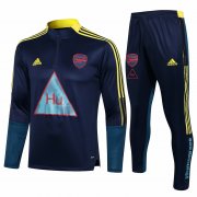 21-22 Arsenal x Human Race Navy Soccer Football Training Suit Man